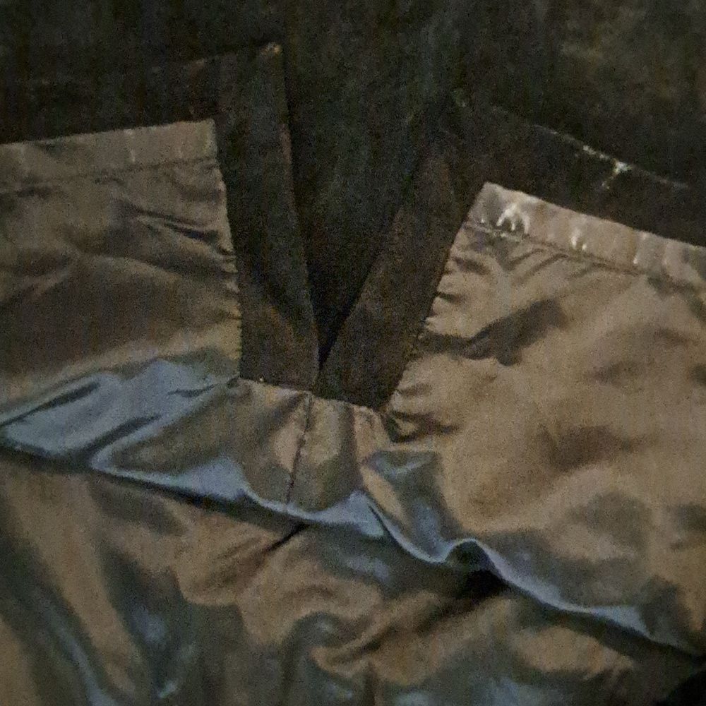 Lord & Taylor Vintage Black Suede Leather Skirt 16 Pencil Fully Lined Back Zip - Picture 9 of 11